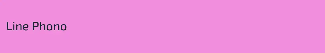 Line Phono